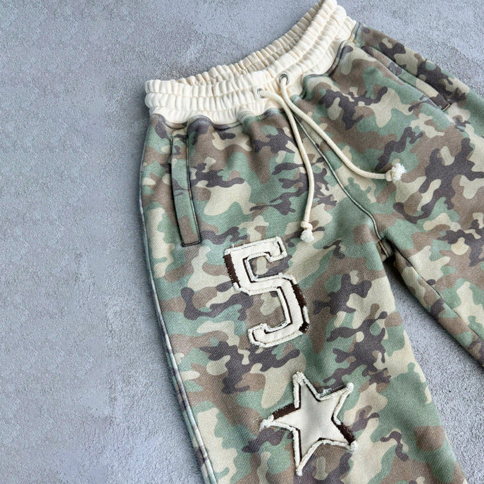 Lune London women's camouflage hoodie and jogging pants set