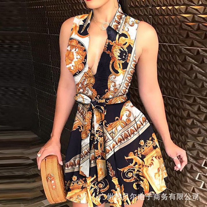 Ladies Chic and Stylish Mini Shirt Dress