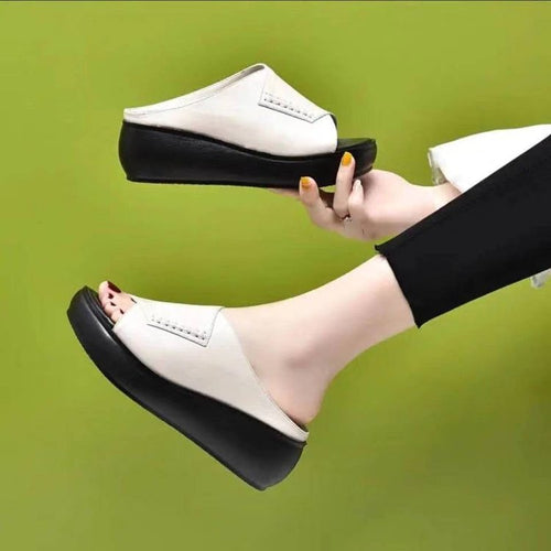 Women Closed Mules Comfort Lune London