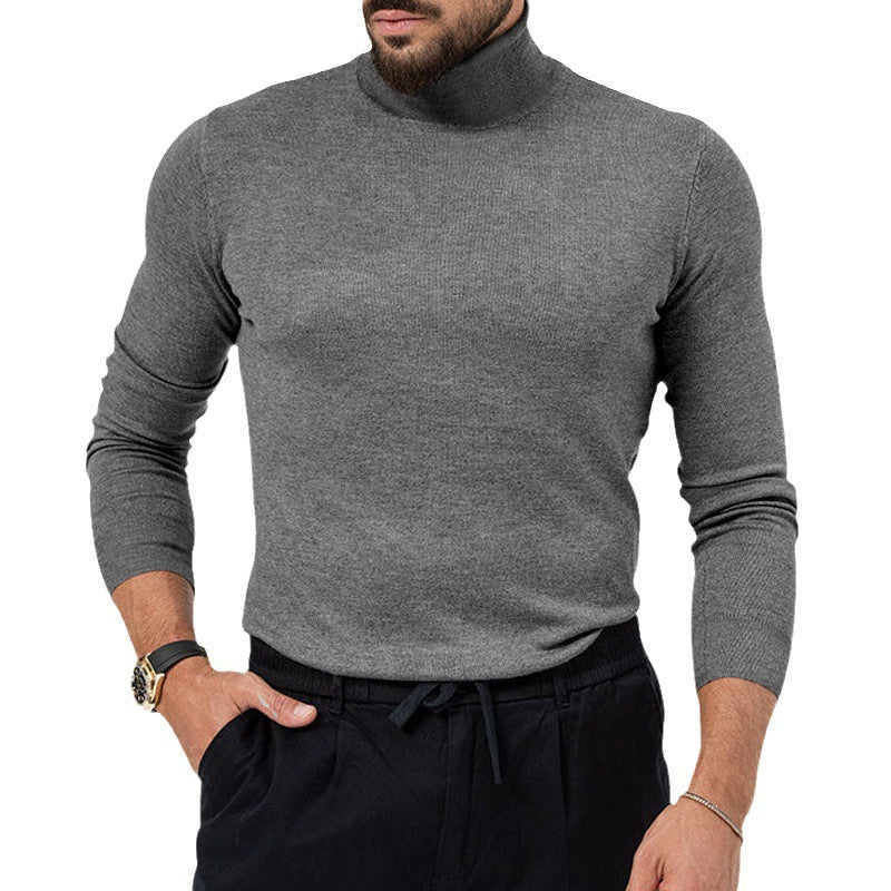 Men's turtleneck sweater with a fine knitted structure and a relaxed fit Lune London