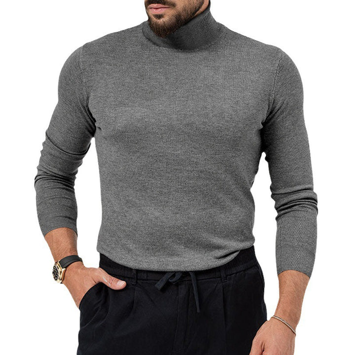 Men's turtleneck sweater with a fine knitted structure and a relaxed fit Lune London