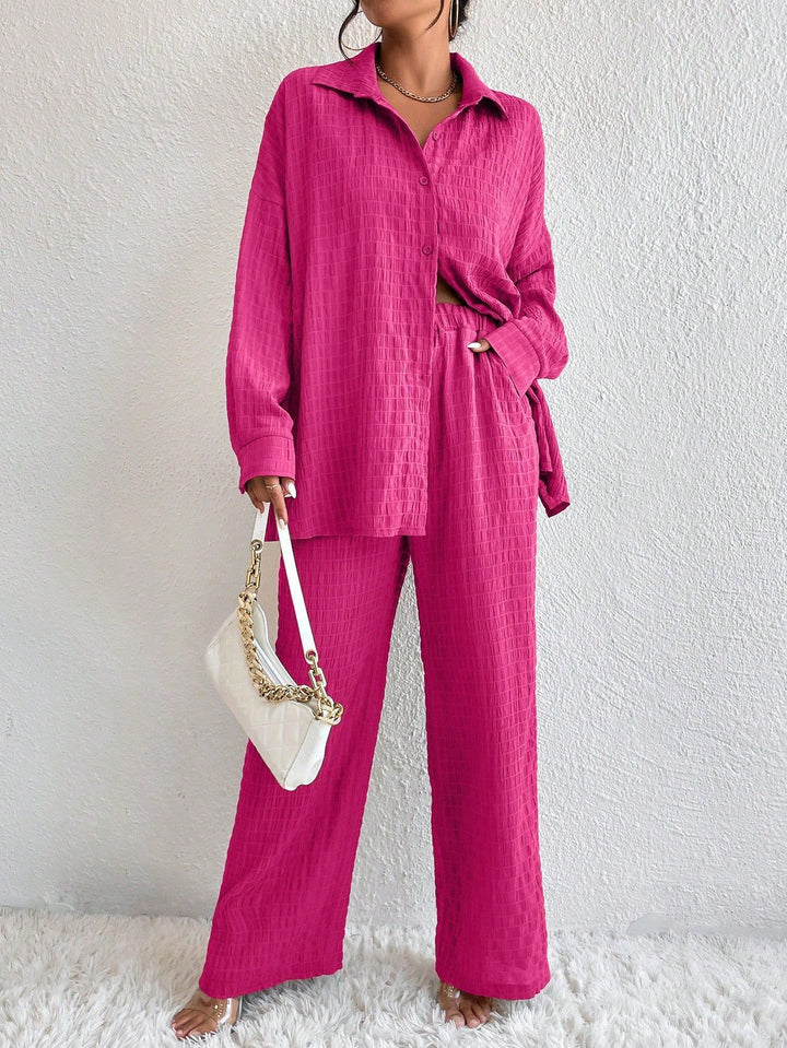 Women Comfortable Casual Long Sleeve Set Lune London
