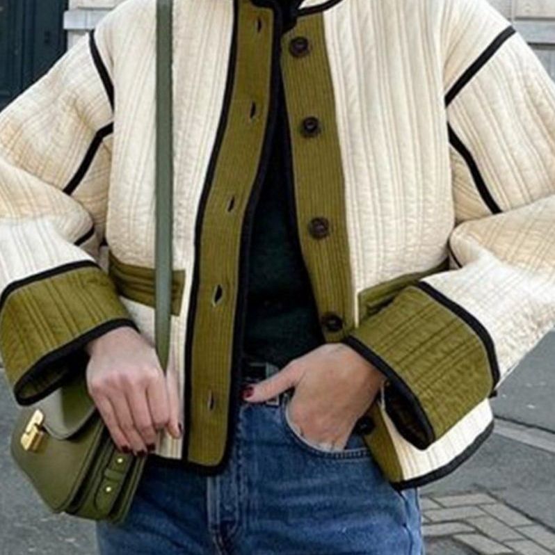 Ladies trendy quilted jacket Lune London