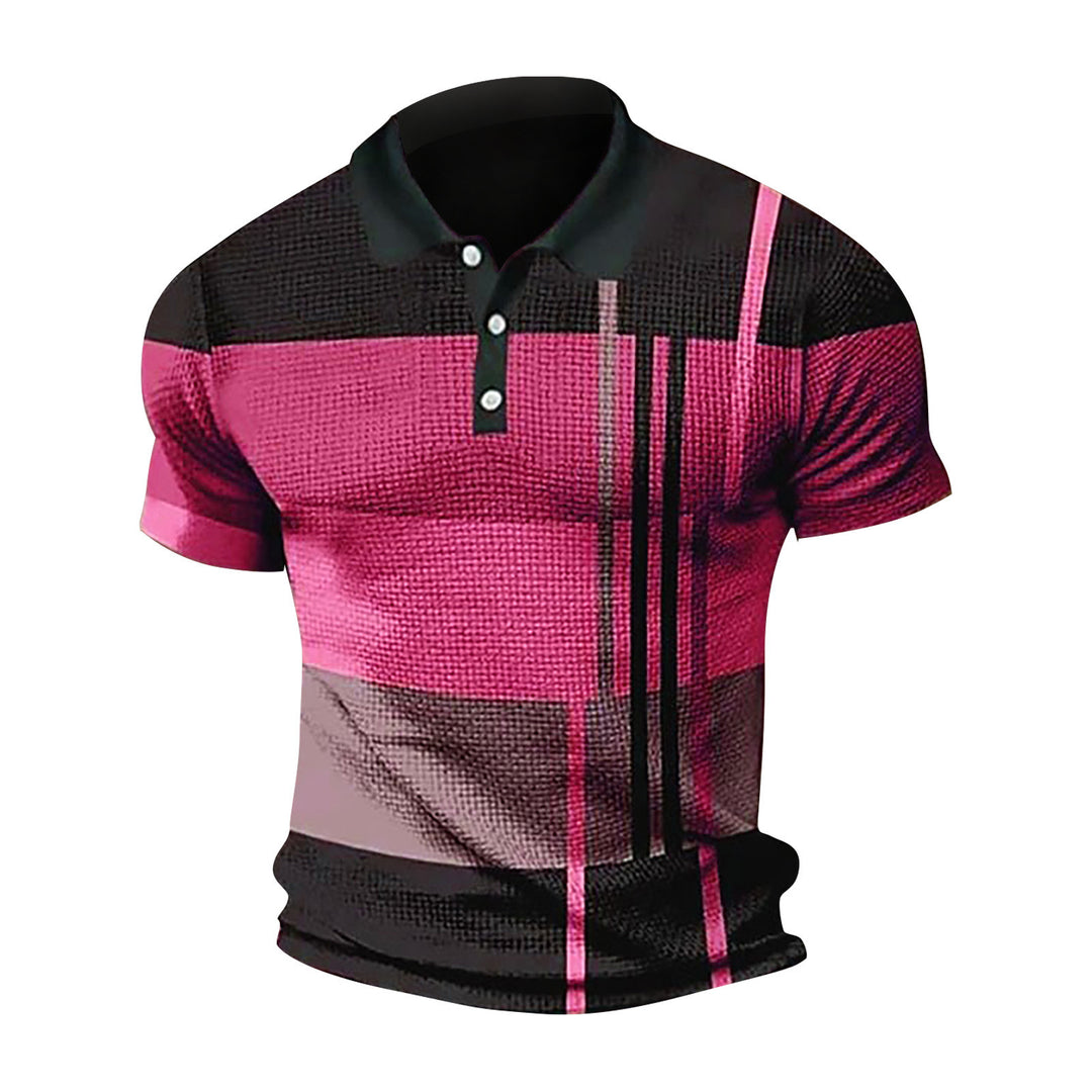 Men's Polo with a modern graphic design and short sleeves Lune London