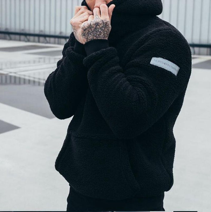 Men's cozy hoodie with kangaroo pocket Lune London
