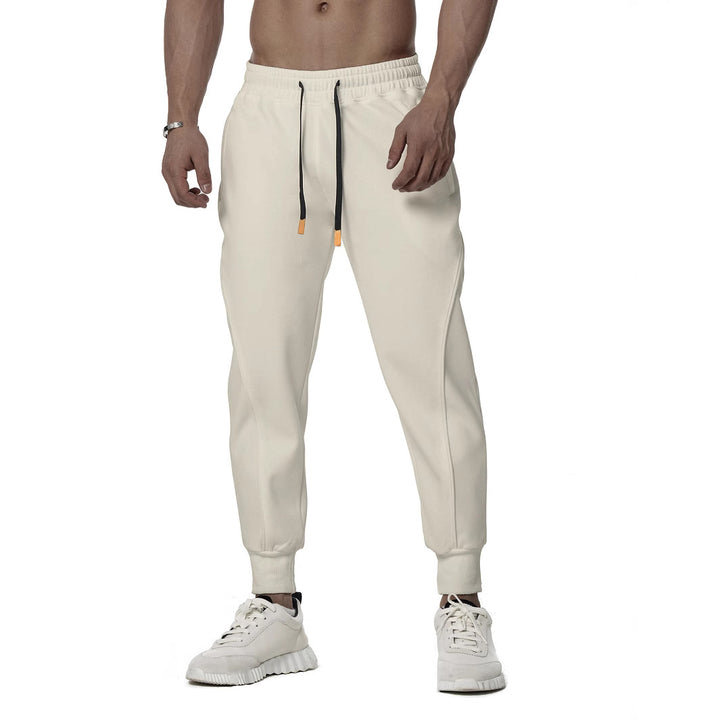Sporty men's jogger pants with ergonomic cut and chic side inserts