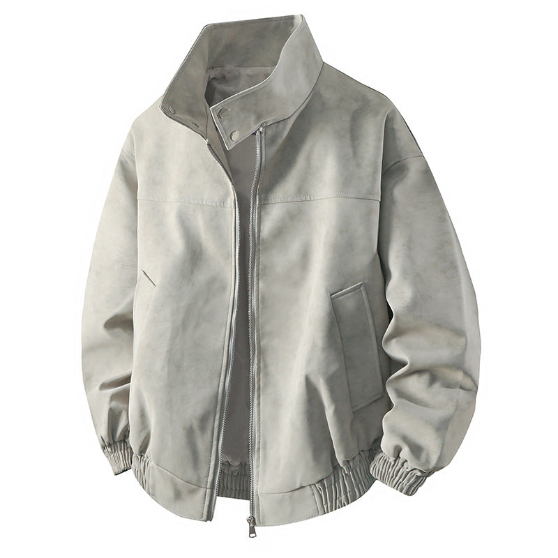 Men's transitional jacket with high collar and revitalizing lining Lune London