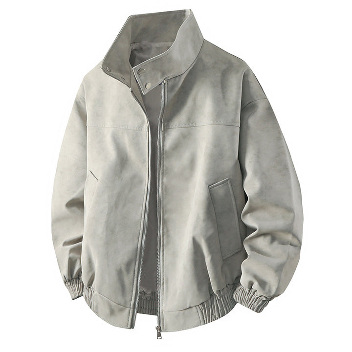 Men's transitional jacket with high collar and revitalizing lining Lune London