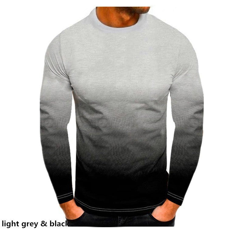 Men's long sleeve shirt with a modern gradient and a fitted cut Lune London