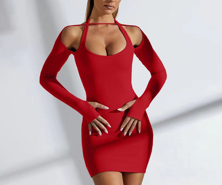 Lune London Ladies' Open Side Long Sleeve Mini Dress