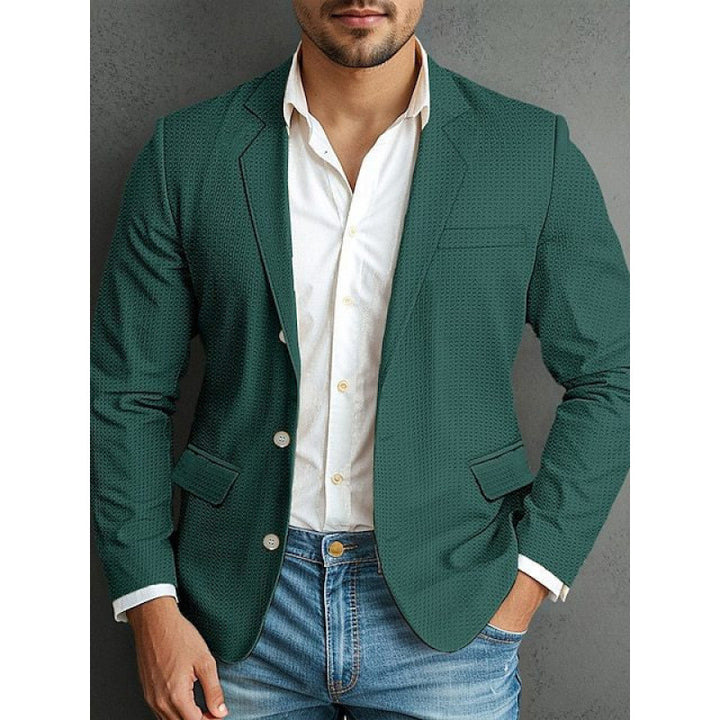Elegant blazer for men with a textured design and practical pockets Lune London