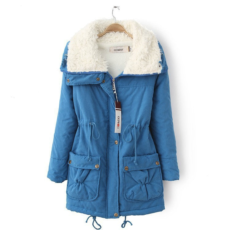 Casual quilted jacket for women with cozy lining and adjustable drawstring waist Lune London