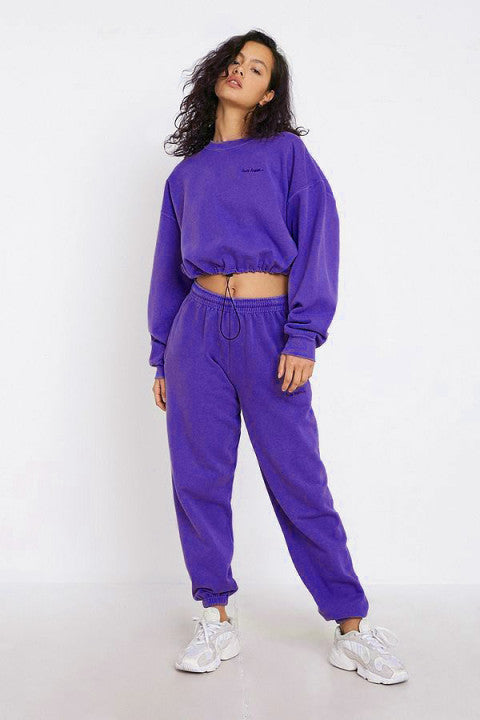 High-quality women's joggers with elastic waistband and side pockets Lune London