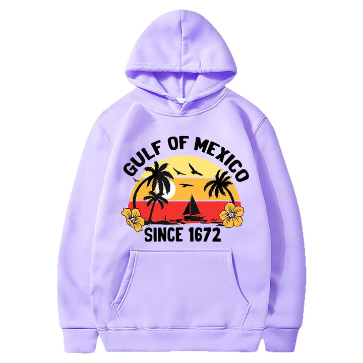 Women's hoodie with creative beach motif and high-quality fabric Chic & Stil