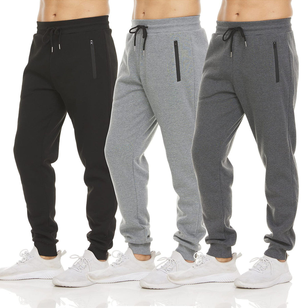 Men's jogging pants with side zipper Lune London