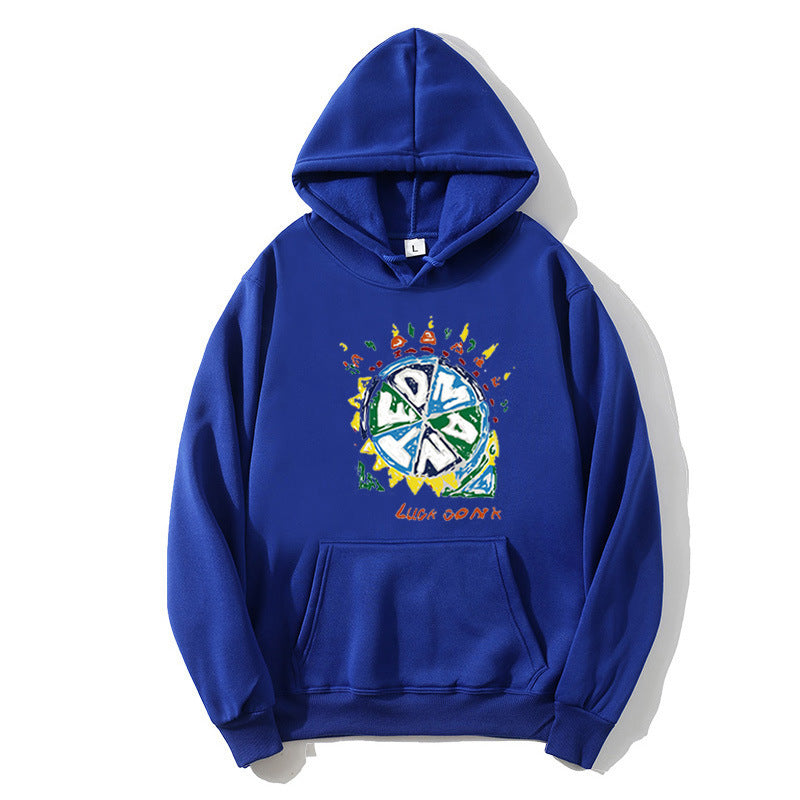Women's hoodie with creative graphic print Chic & Stil