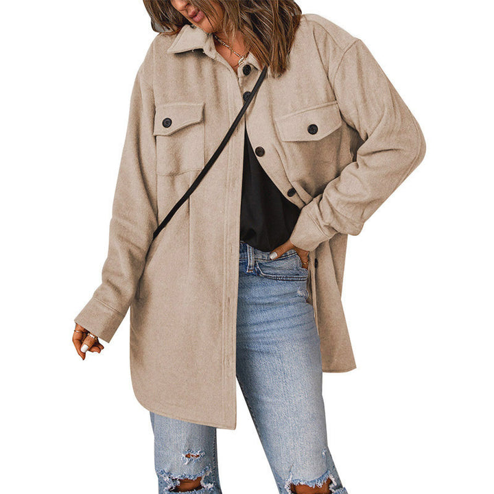 Oversized utility shirt jacket for women Lune London