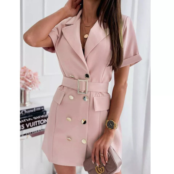 Lune London Women's Belted Blazer Dress