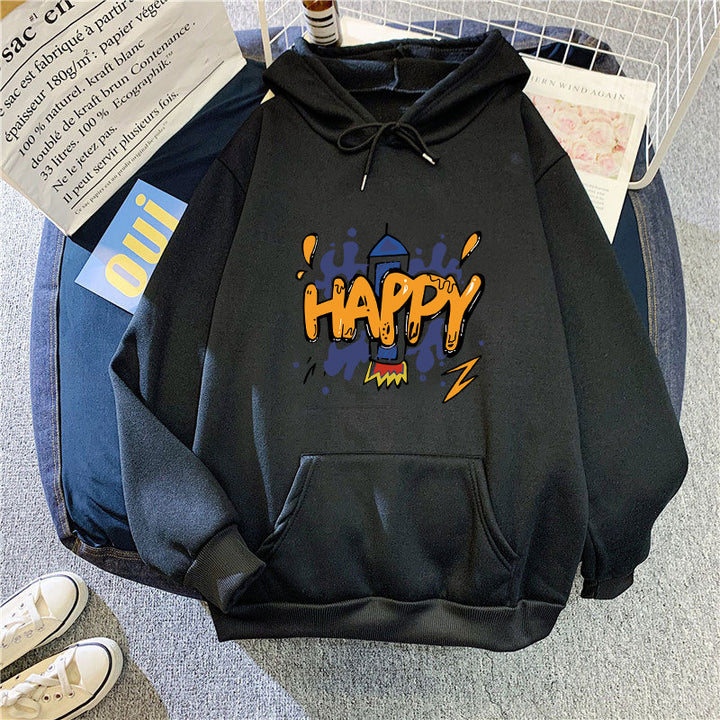 Women’s hooded sweatshirt with cheerful graphic design Chic & Stil