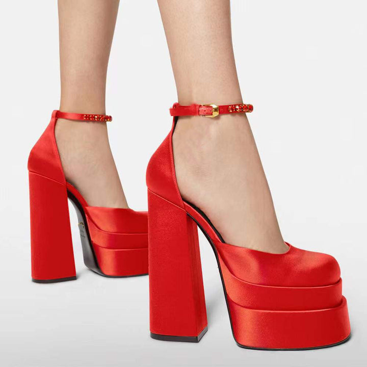 Lune London | Platform shoes with ankle strap