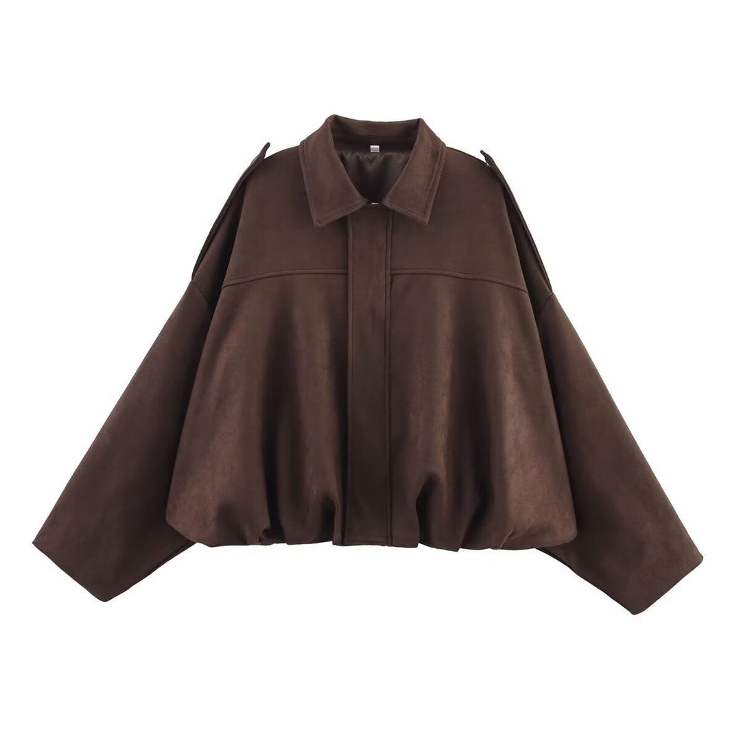 Women Oversized Jacket In Casual Style Lune London