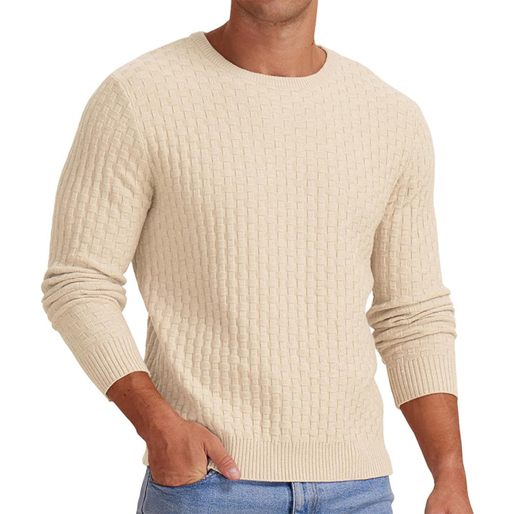 Structured sweatshirt for men with round neck and long sleeves Lune London