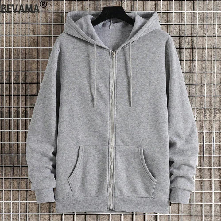 Ladies zip-up sporty hoodie with comfortable pockets Lune London