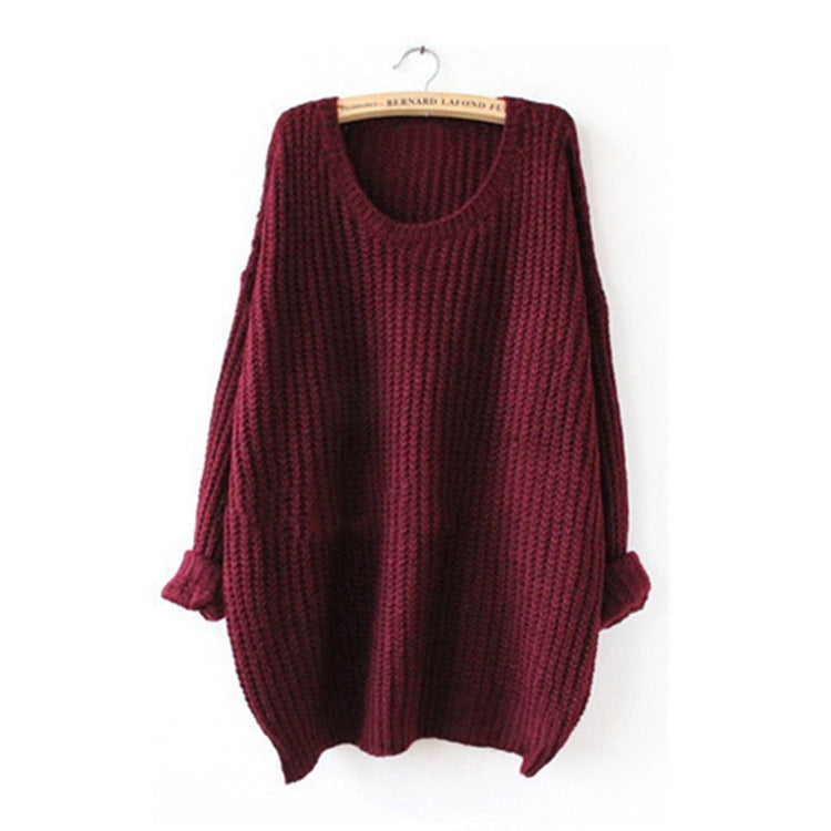 Ladies Large knitted sweater with wide sleeves and a relaxed fit Lune London