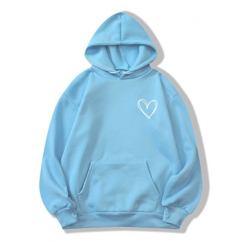 Women's hoodie with cool heart motif Chic & Stil