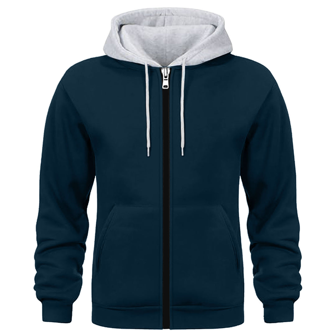 Sporty hooded jacket for men with an innovative treatment of the inner lining Lune London