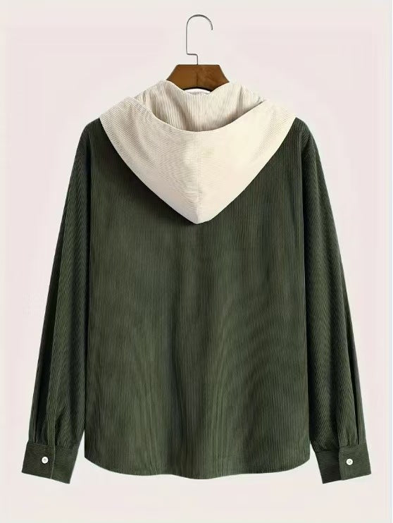 Men's hooded jacket with structured design Lune London