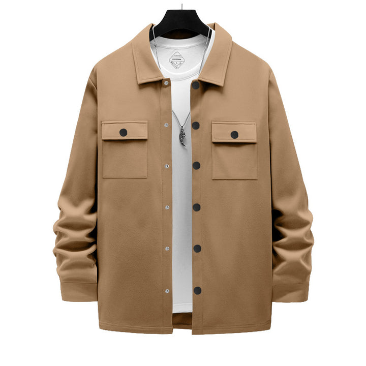 Trendy shirt jacket for men with practical pockets and innovative comfort Lune London