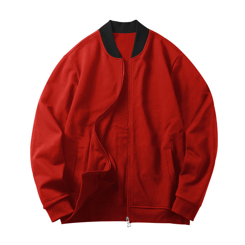 Sporty bomber jacket for men with elastic inserts and practical zipper Lune London
