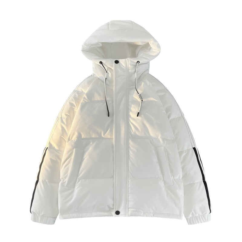 Ladies fashionable functional jacket with insulating padding and adjustable hood Lune London