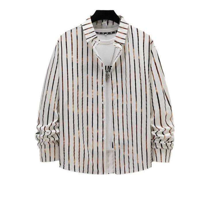 Lune London Slim-fit Striped Button-up Shirt for Men