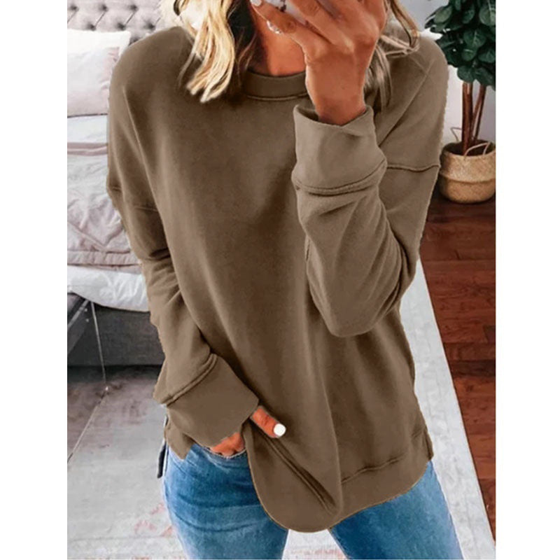 Creative sweater for women with chic and stylish color splash design