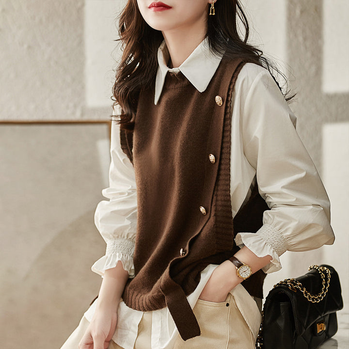 Knit cardigan for women with decorative buttons and a trendy design Lune London