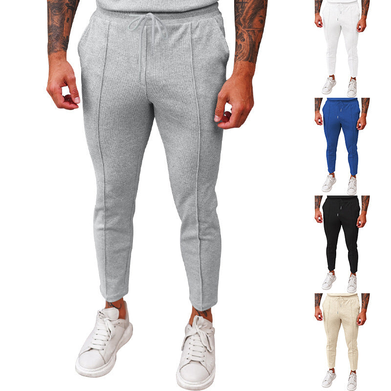 Sports jogger pants for men with elastic waistband and zip pockets Lune London