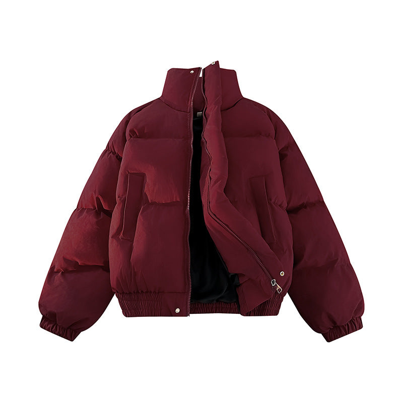Stylish down jacket for ladies with high collar and elastic sleeves Lune London