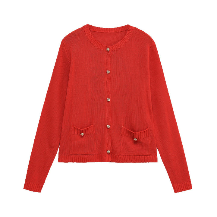 Elegant women's cardigan with practical pockets Lune London