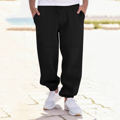 Casual jogging pants for men with elastic waistband and side pockets Lune London