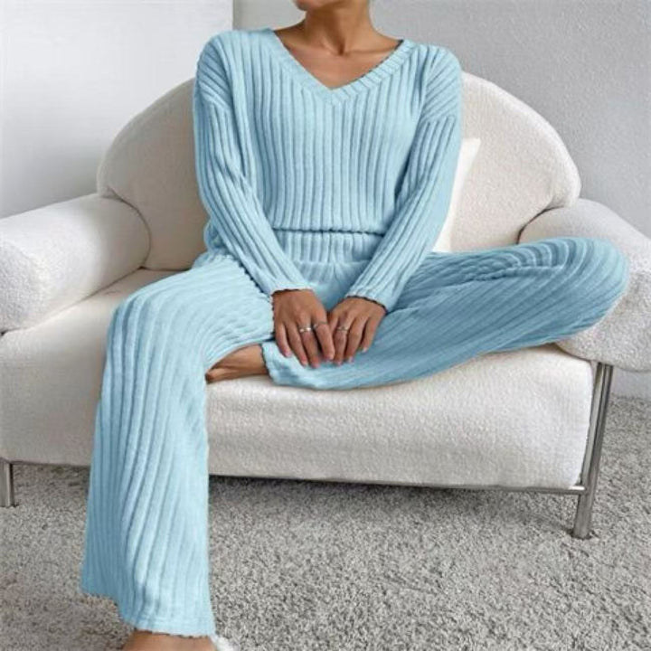 Ensemble de loungewear tricot décontracté pour femmes Chic & Stil