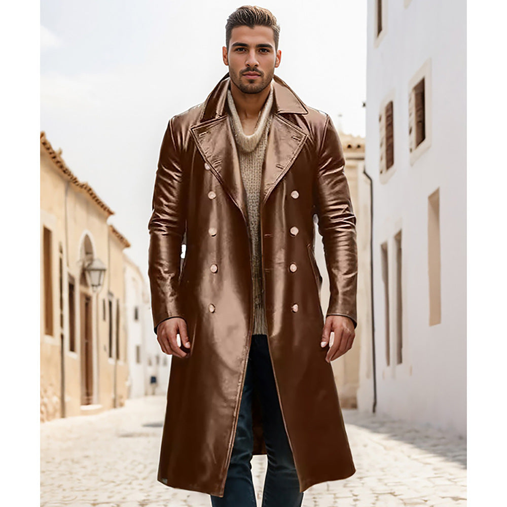 Elegant oversized trench coat for men made of high-quality material Lune London