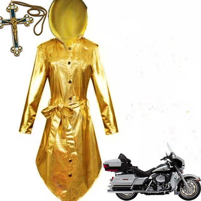 Ladies Brillante Cape Town Jacket with Hood and Adjustable Belt Lune London