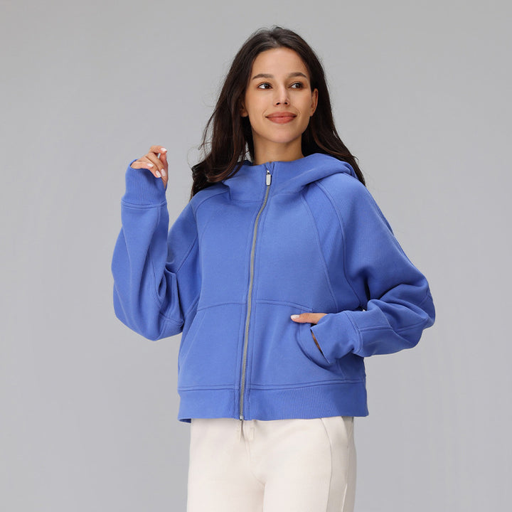 Ladies Zip Hoodie Lune London