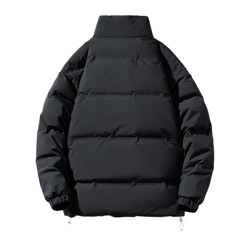 Lady insulated down jacket with high collar and side piped pockets Lune London