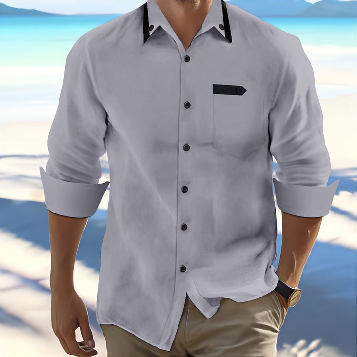 Men's Leisure Button-Up Shirt Lune London