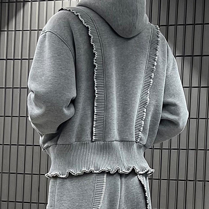 Comfortable lounge pants for women with ruffle details Lune London