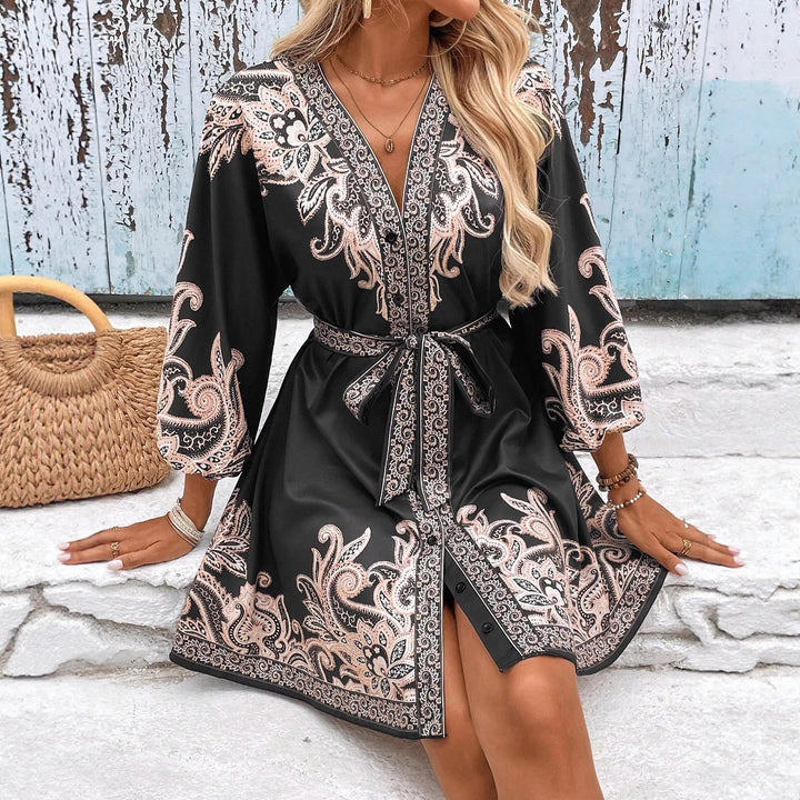 Elegant dresses for women with detailed Paisley embroidery Lune London