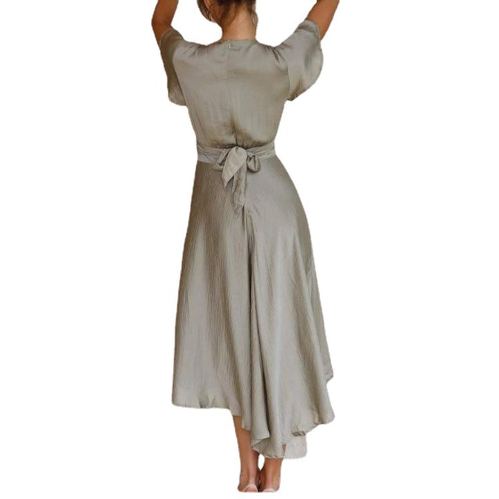 Lune London Women's Midi Tie Dress